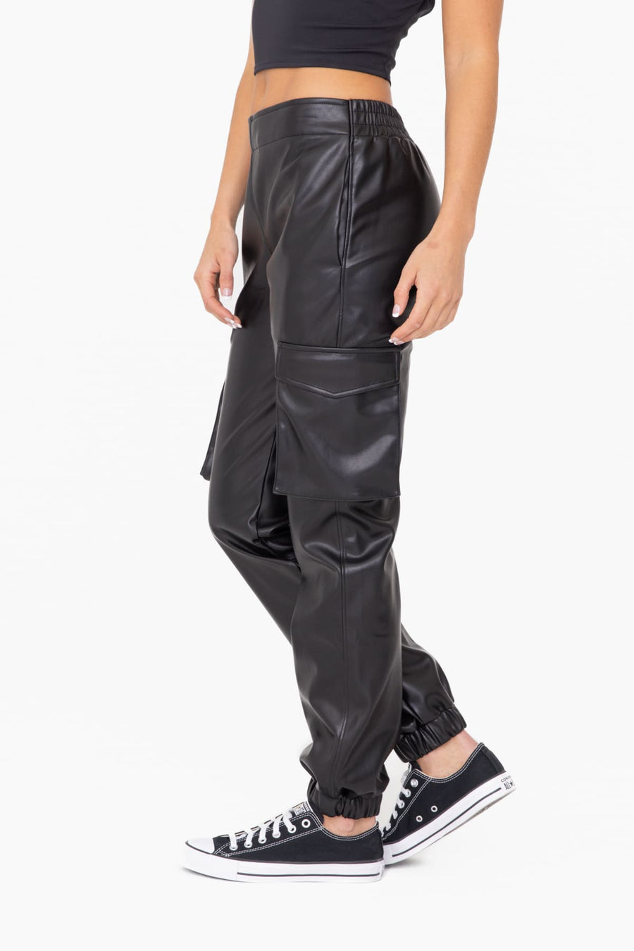 Luxe Leather Joggers